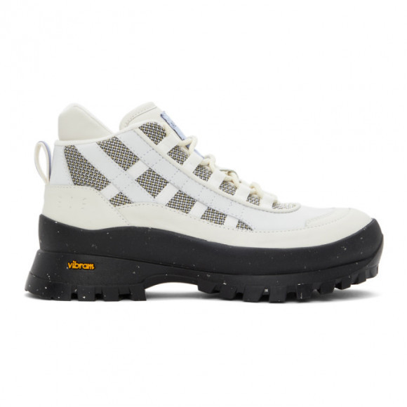 MCQ Off-White and Grey Al-4 Hiking Boots - 652431-R2729