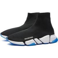Balenciaga Men's Speed 2.0 Clearsole Sneakers in Black/White - 654020-W2DI2-1094