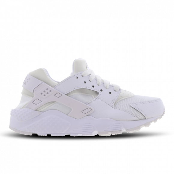 Nike Huarache Run - Boys' Grade School Running Shoes - White / Pure Platinum / White - 654275-110