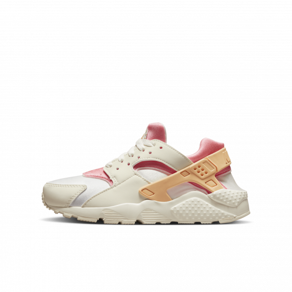Nike Huarache Run Older Kids' Shoes - White - 654275-118