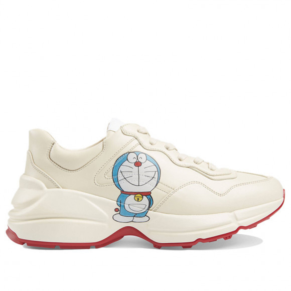Gucci Doraemon x Womens WMNS Rhyton 'Ivory' Ivory Marathon Running Shoes/Sneakers 655037-DRW00-9522 - 655037-DRW00-9522
