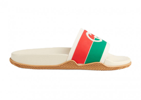 Gucci Beige & Brown GG Horsebit Slip-On Loafers