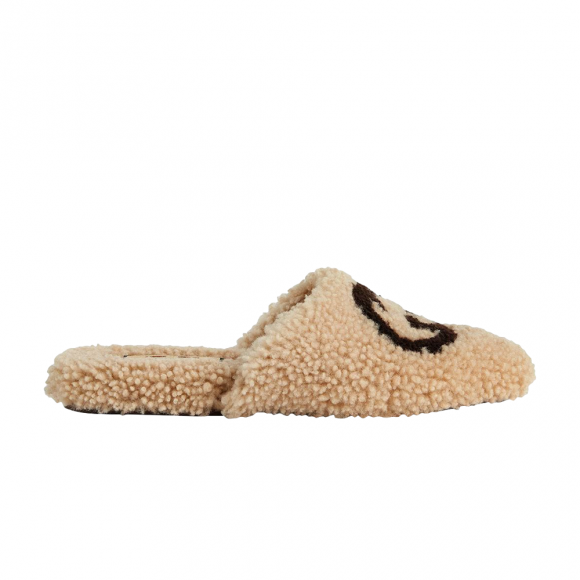 Gucci Wmns Faux Shearling Slipper 'Butterscotch' - 658897-D0L00-9547