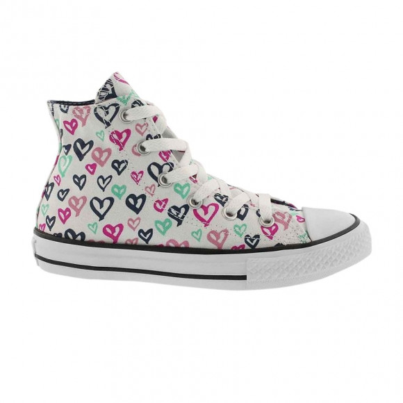 Converse Chuck Taylor All Star Hi GS 'Bleeding Love' | White | Kid's Size 6 - 660876F