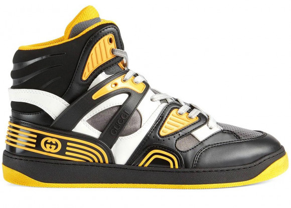 Gucci Basket High 'Black Demetra Yellow' - 661308-2SH90-1098