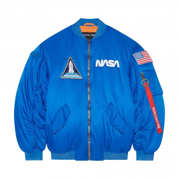 Balenciaga Space Bomber 'Royal Blue' | Men's Size 3 - 663083-TKO01-4210