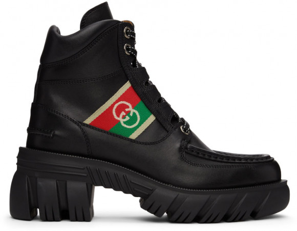 Gucci Black Romance Ankle Boots - 663594-DTNE0