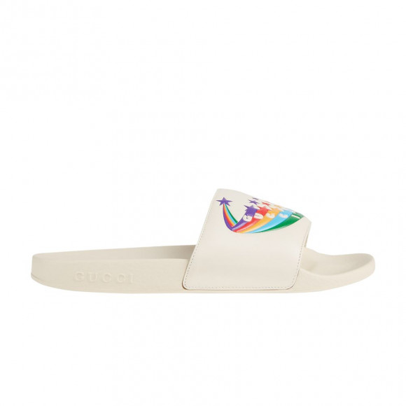 Gucci Wmns Slide 'Rainbow Pursuit' | Cream | Women's Size 3 - 663601-DIR00-9022