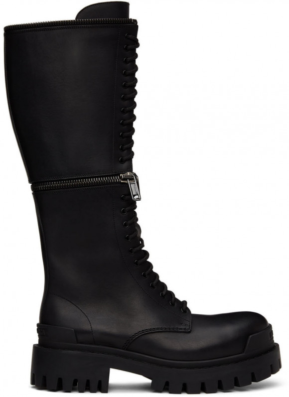 Balenciaga Black Master Boots - 664713-WA9O1
