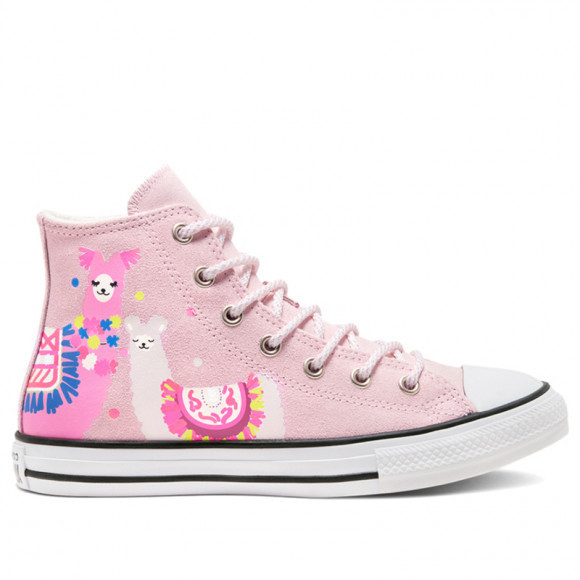 Converse Chuck Taylor All Star High GS 'Playful Llama' Cherry Blossom/White/Black Sneakers/Shoes 665865C - 665865C