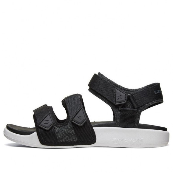Skechers Black Sandals 666081-BKW - 666081-BKW