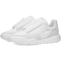 Alexander McQueen Men's Concealed Laces New Court Sneakers in White - 667804W4R31-9000