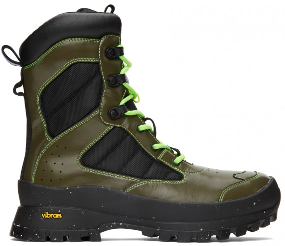 MCQ Khaki & Green In-8 Tactical Boots - 667890R2765