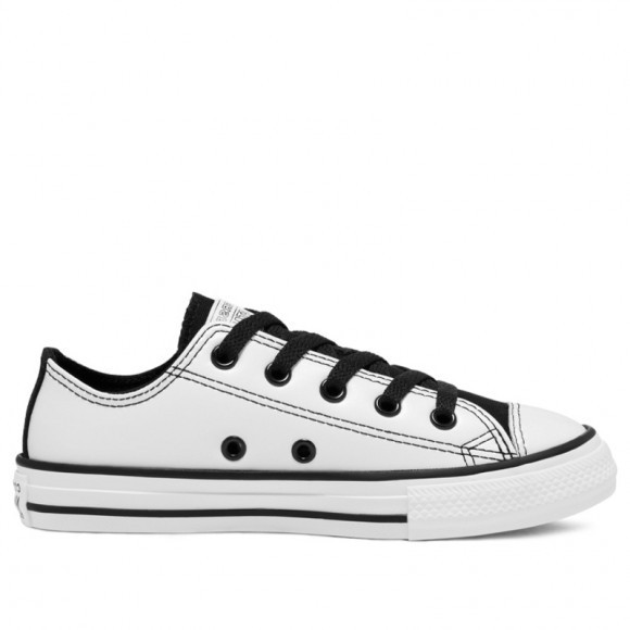 Converse Chuck Taylor All Star Low GS 'Passing Notes' White/White/Black Sneakers/Shoes 668432C - 668432C