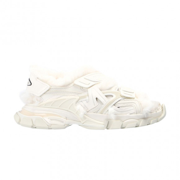 Balenciaga Wmns Track Sandal 'Beige Fur' | White | Women's Size 11 - 668560-W3CQ3-9700