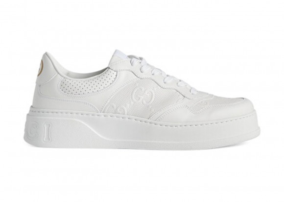 Gucci Men's Chunky B Sneakers in White - 669582-1XL10-9014