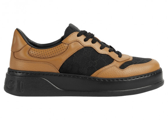 Gucci Lace Up Sneaker 'GG Embossed - Camel' - 669582-AABNM-9770