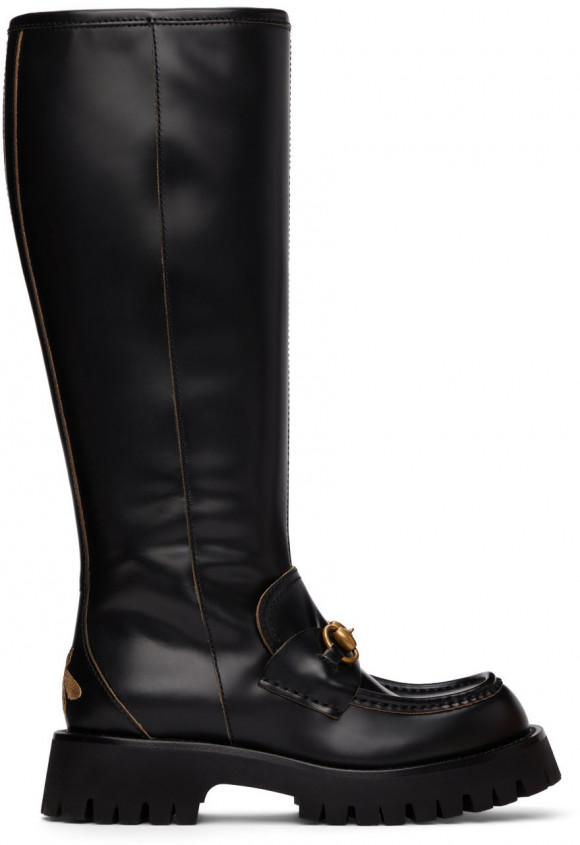Gucci Black Harald Tall Boots - 670395-DS800