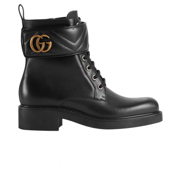 Gucci Wmns Ankle Boot 'Double G - Black' - 670397-17K20-1000