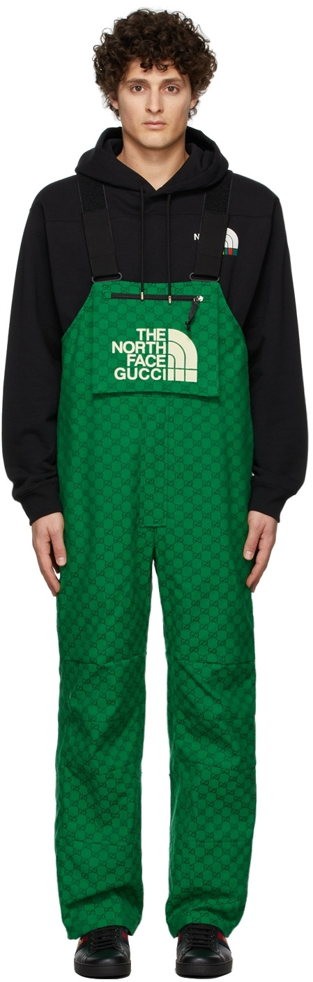 Gucci Green The North Face Edition Canvas Overalls - 670770-ZAHPS
