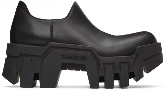 Balenciaga Black Bulldozer Mini Boots - 671553-WBCQ0