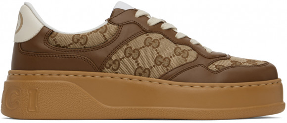 Gucci Brown GG Sneakers - 675840-UPG20