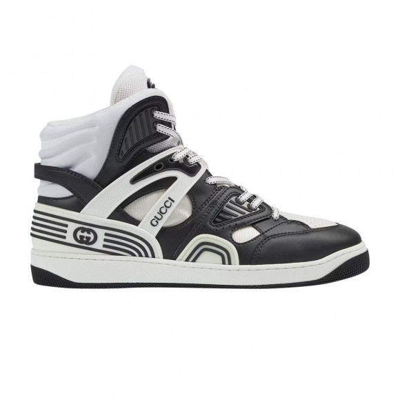 Gucci Wmns Basket High 'Black White' | Women's Size 3 - 676094-2SH80-1064
