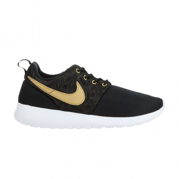 Nike Roshe One GS 'Black Gold Tropical Print' | Kid's Size 6 - 677782-010
