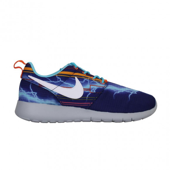 Nike Roshe One Print GS | Blue | Kid's Size 4 - 677782-401