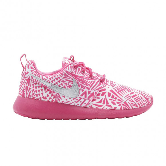 Nike Rosherun Print GS 'White Silver Pink' | Kid's Size 7 - 677784-100