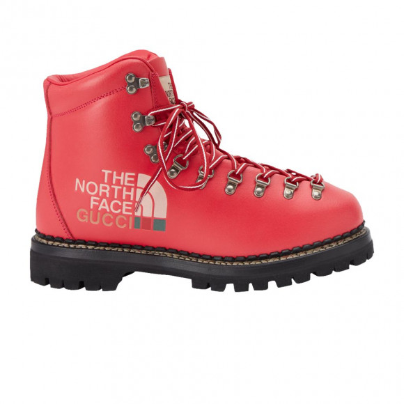 The North Face x Gucci Ankle Boot 'Deep Coral' | Red | Men's Size 10.5 - 679913-17U10-6639