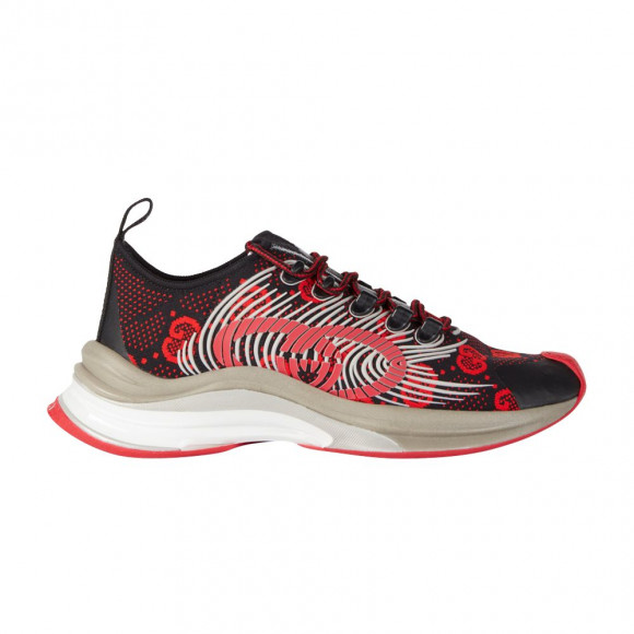 Gucci Wmns Run Sneaker 'Black Red Monogram' | Women's Size 3 - 680903-USN10-8490