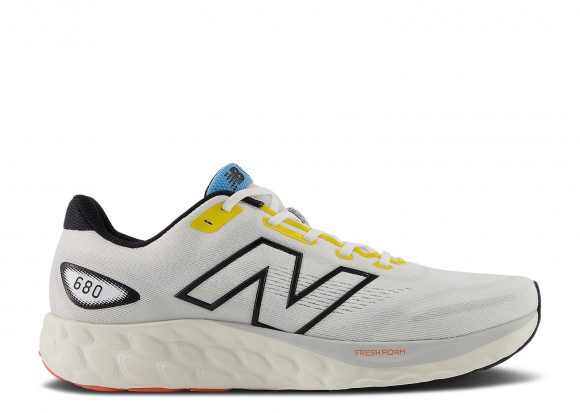 New Balance Fresh Foam 680v8 'White Ginger Lemon' | Men's - 680v8