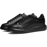Alexander McQueen Men's Cushioned Wedge Sole Sneakers in Black/Black - 682399WIB91-1000