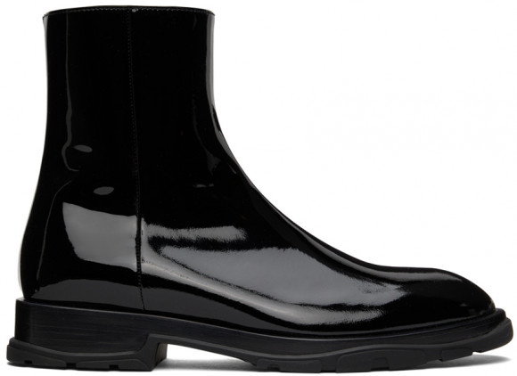 Alexander McQueen Black Slim Tread Boots - 682816WIA391000