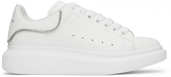 Alexander McQueen White Oversized Larry Zip Sneakers - 688521WIB9P9071