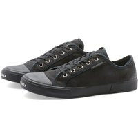Balenciaga Men's Paris Low Canvas Sneakers in Black/Black - 688754-W3RP2-1010