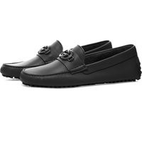 Gucci Men's Ayrton GG Logo Driving Shoe in Black - 692379-1XH00-1000