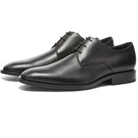 Balenciaga Men's Midnight Derby Shoes in Black - 694202-WBDE0-1000
