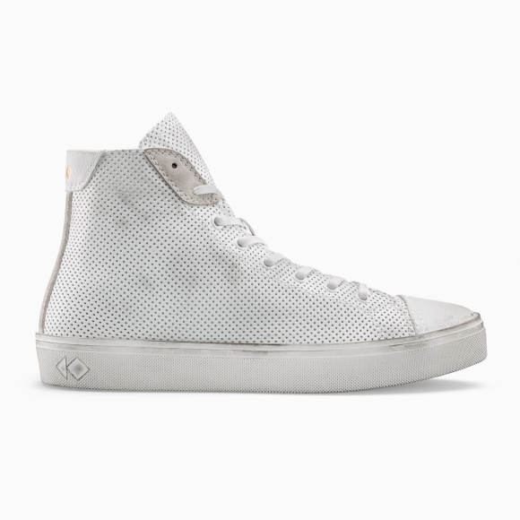 KOIO | court triple white perforated mens Men's Sneaker 10 (US) / 43 (EU) - 6983522910377