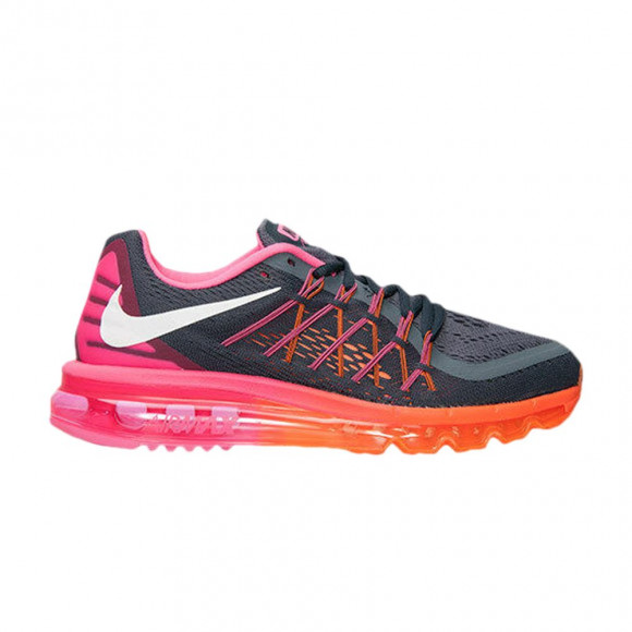 Nike Wmns Air Max 2015 'Classic Charcoal Pink Pow Orange' | Black | Women's Size 8 - 698903-002