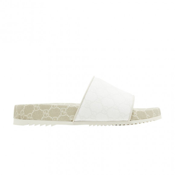 Gucci GG Supreme Sandal 'White' | Men's Size 9 - 699939-UIQ40-9061