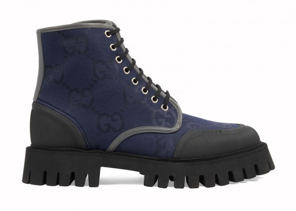 Gucci Novo Lug-Sule Ankle Booties Navy - 699970-UKOF0-4549