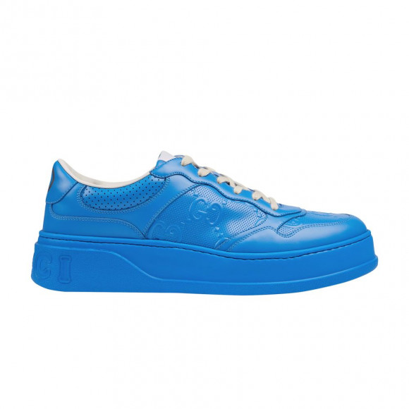 Gucci GG Sneaker 'Bright Blue Embossed' | Men's Size 8 - 700641-1XL10-4344