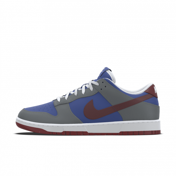 Chaussure personnalisable Nike T-Shirt Dunk Low By You pour Homme - Grey - 7011943762