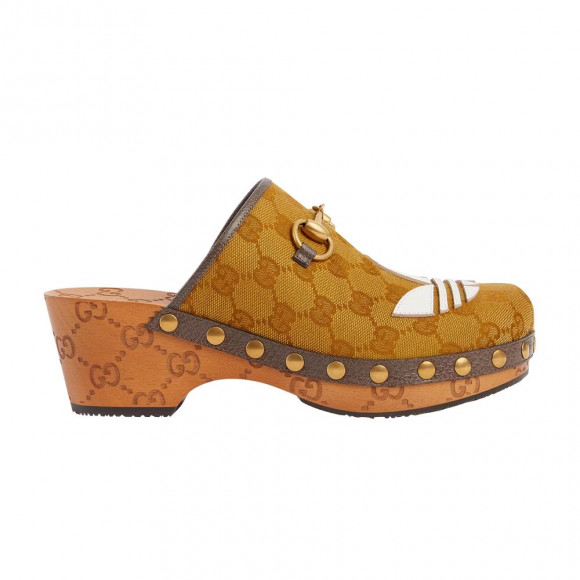 Adidas x Gucci Wmns Horsebit Clog 'GG Monogram' | Brown | Women's Size 3 - 702237-UWV10-7161