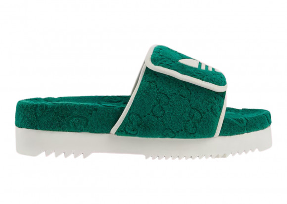 adidas x Gucci GG Platform Sandal Green - 702412UU0103171