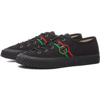 Gucci Men's Tortuga Logo Sneakers in Black - 703032-9ARZ0-1000