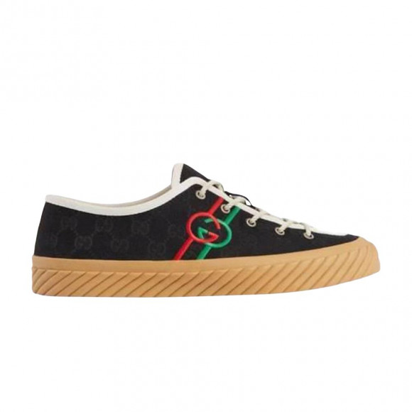 Gucci Interlocking G Low 'Black Green Red' | Men's Size 8.5 - 703032-FAA5A-1182
