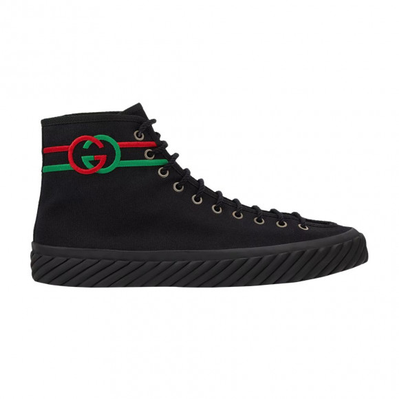 Gucci Interlocking G High 'Black' | Men's Size 14 - 703033-9ARZ0-1000